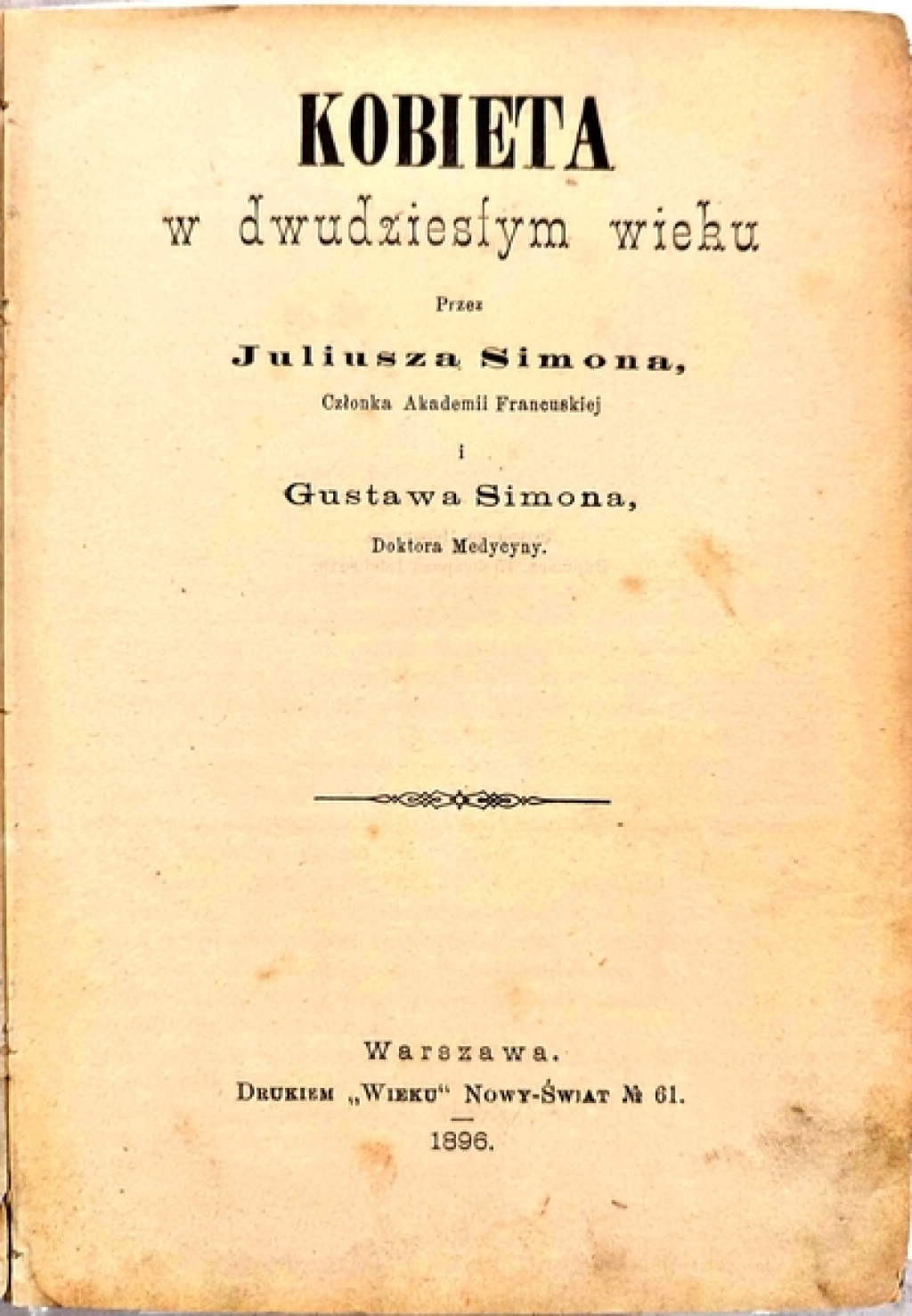 Kobieta w dwudziestym wieku