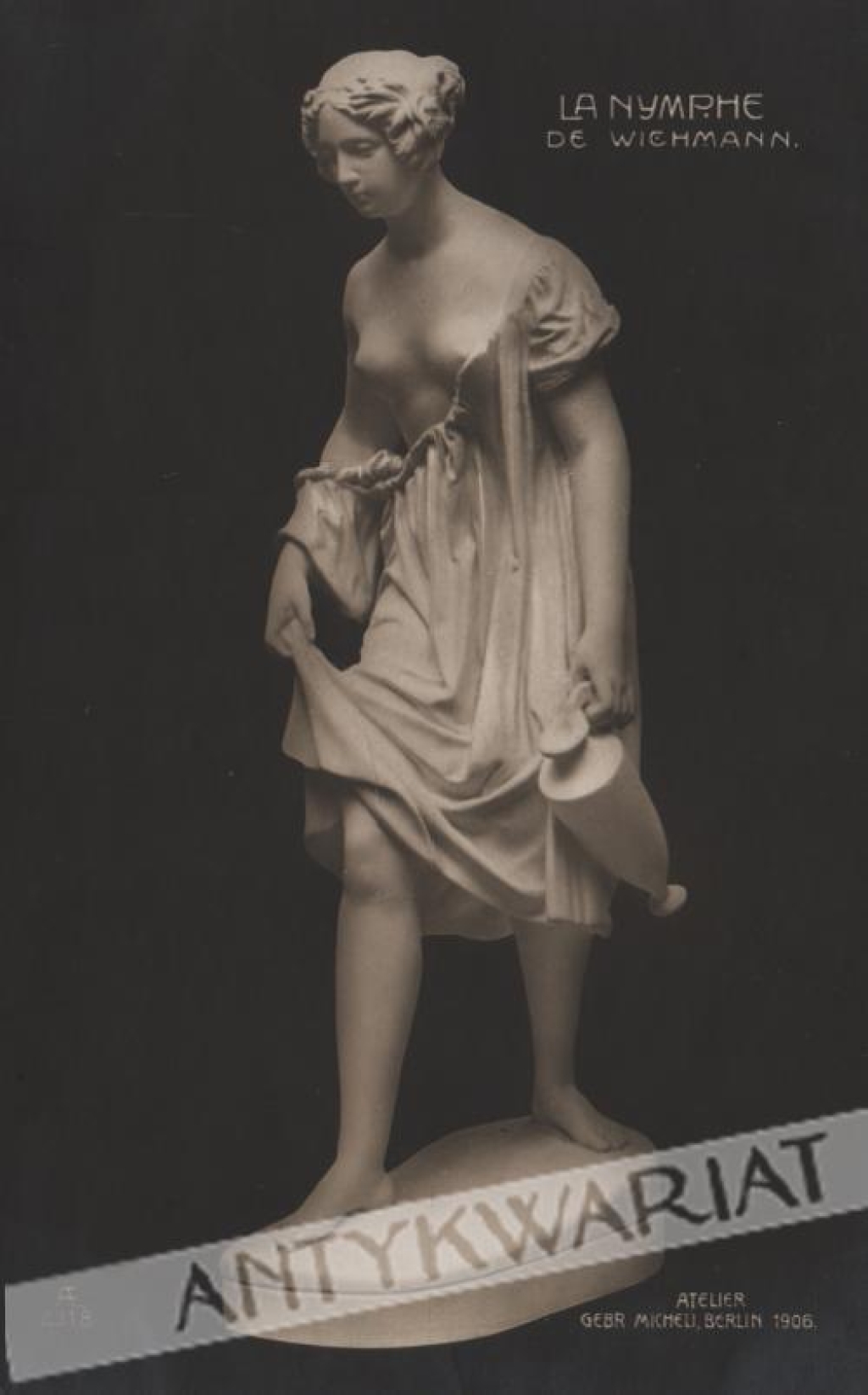 [pocztówka, 1906] La Nymphe de Wiehmann