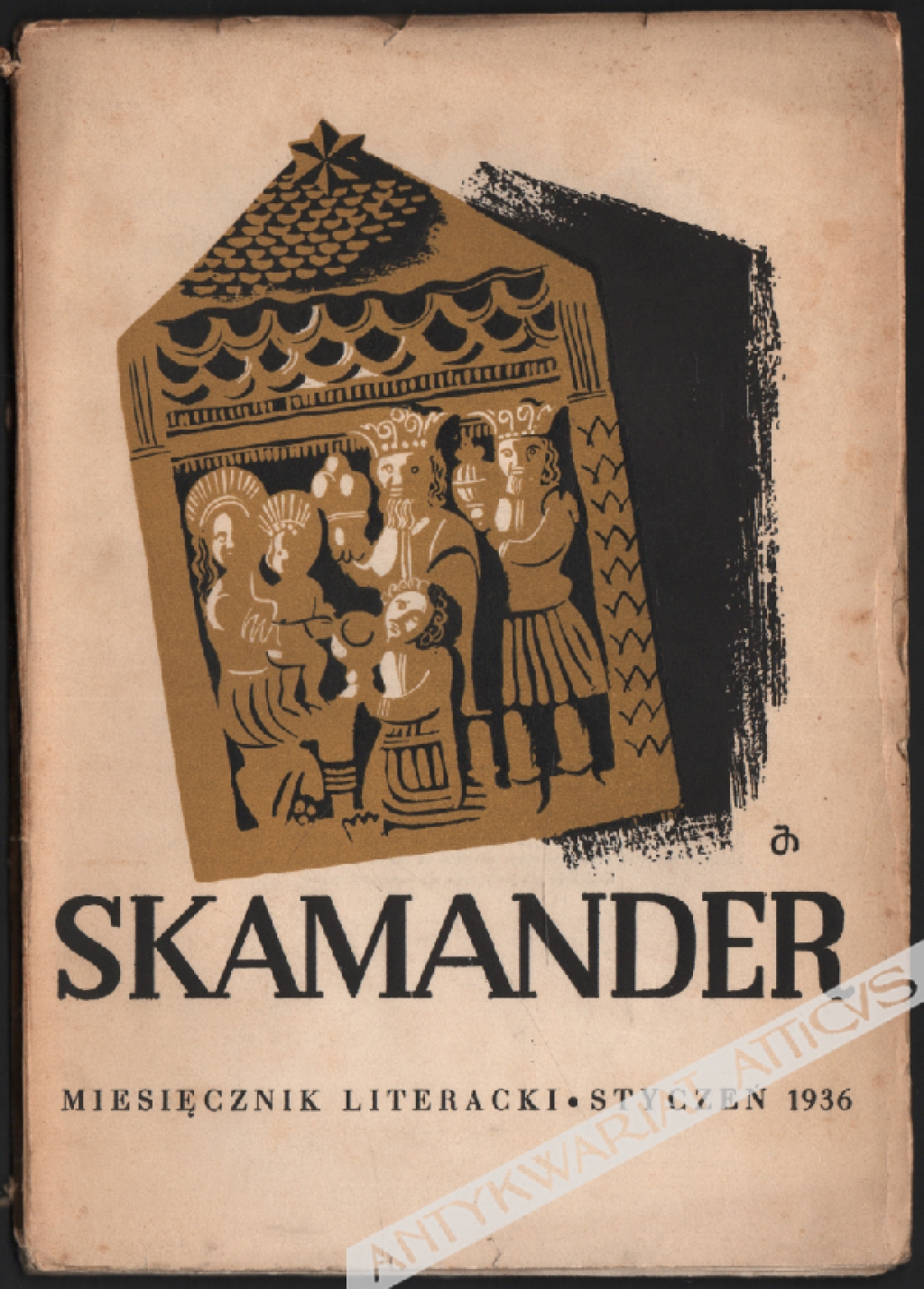 Skamander. Miesięcznik poetycki, rok dziesiąty, styczeń 1936 r. Zeszyt LXVI.