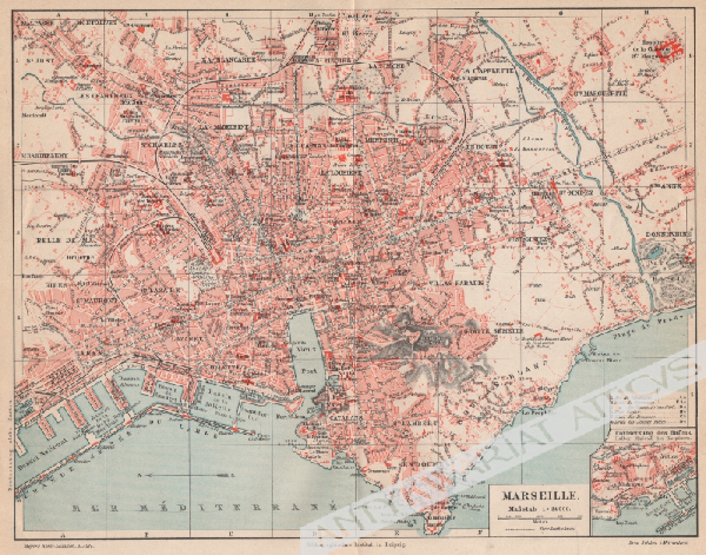[plan, 1897] Marseille [Marsylia]