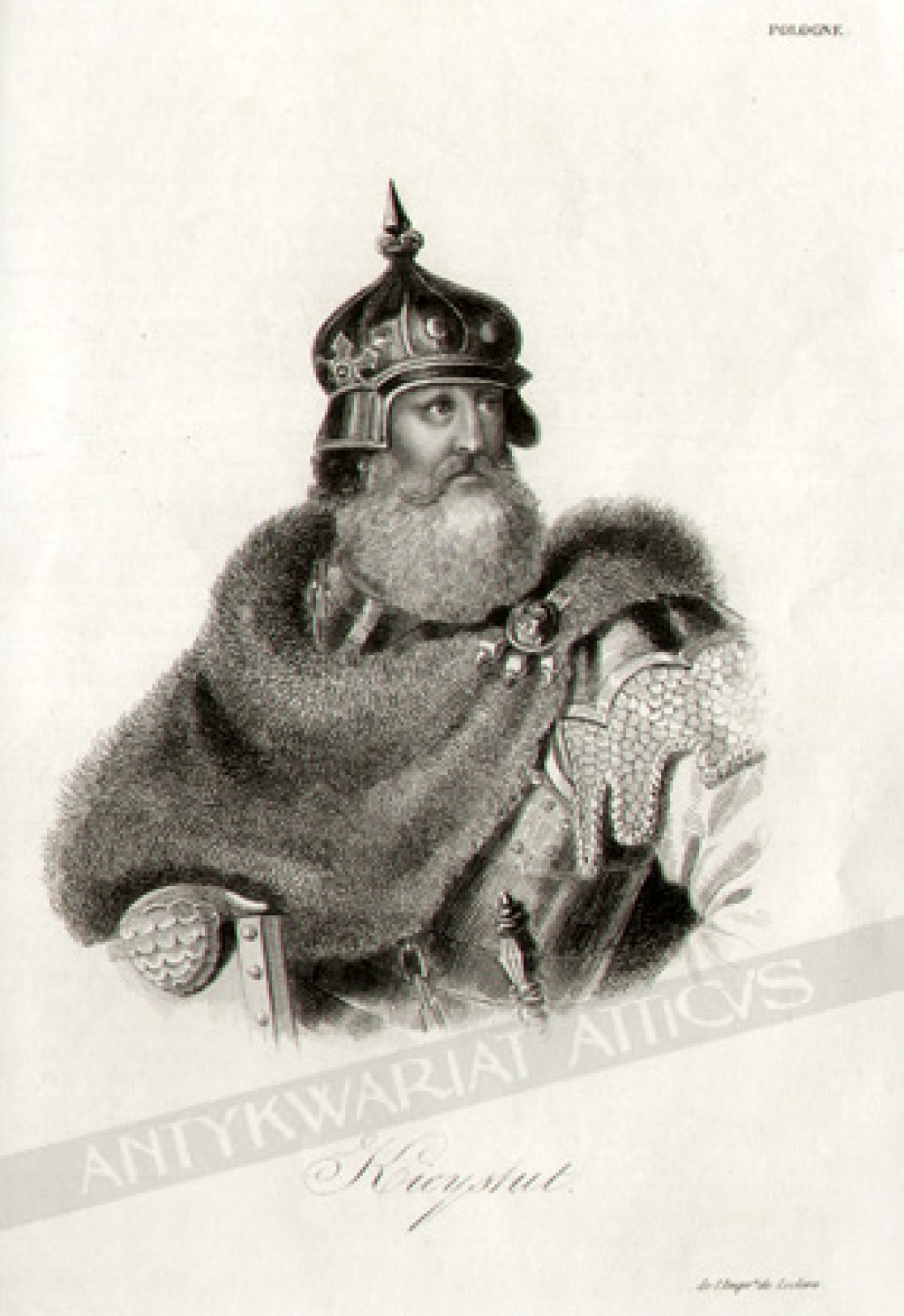[rycina, ok. 1837] Kieystut  [Kiejstut]