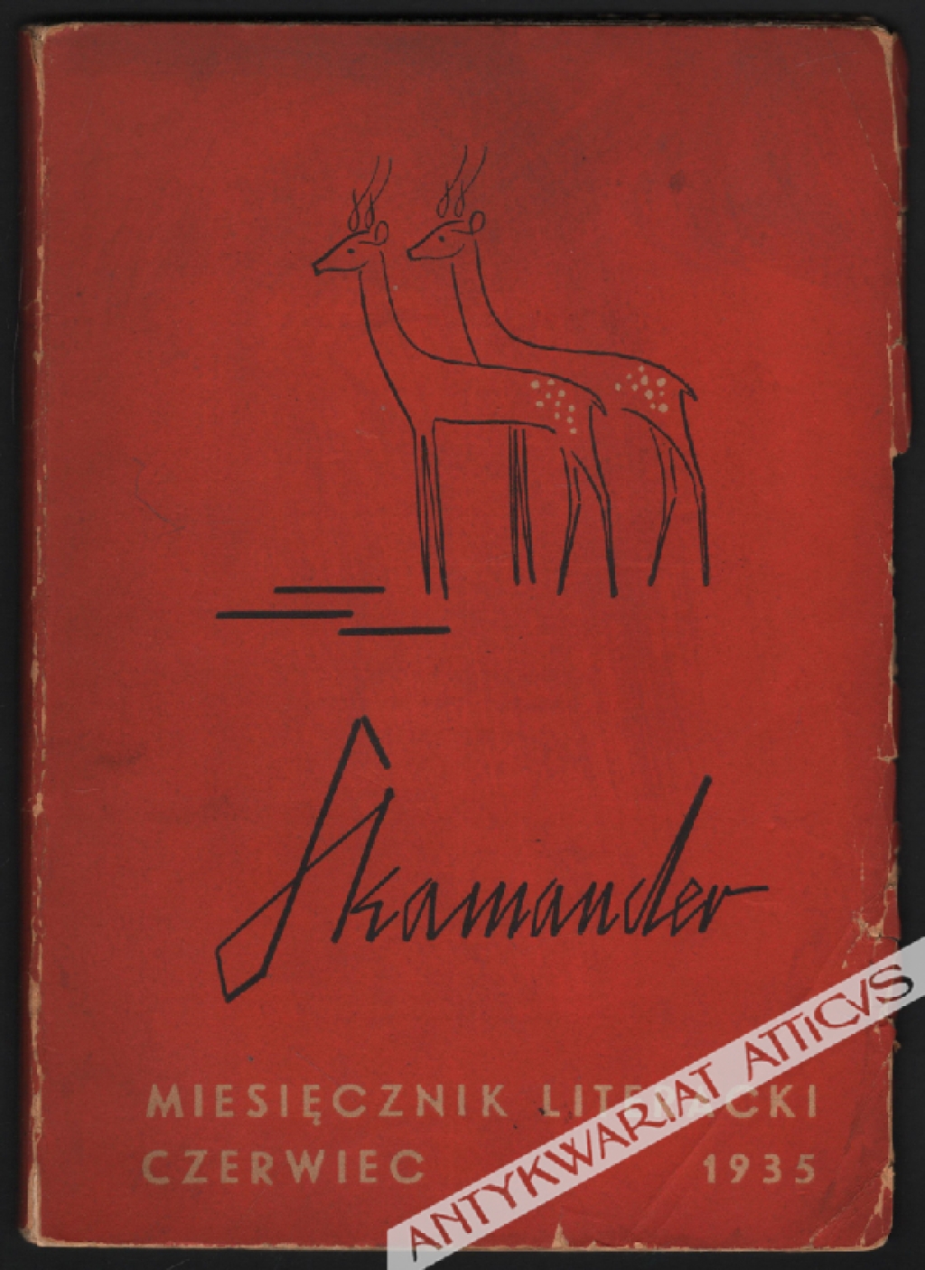 Skamander. Miesięcznik poetycki, rok dziewiąty, czerwiec 1935 r. Zeszyt LIX
