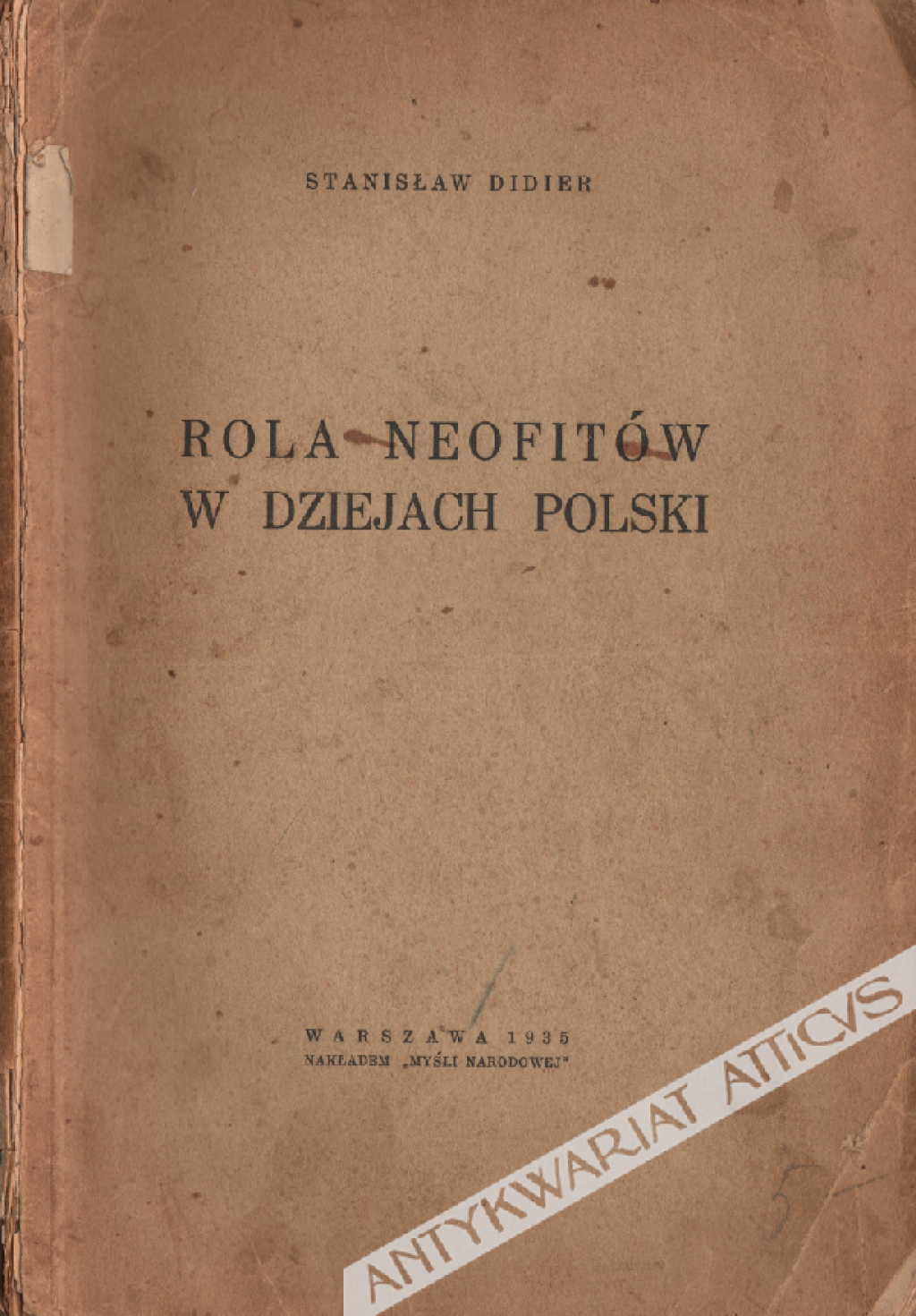 Rola neofitów w dziejach Polski
