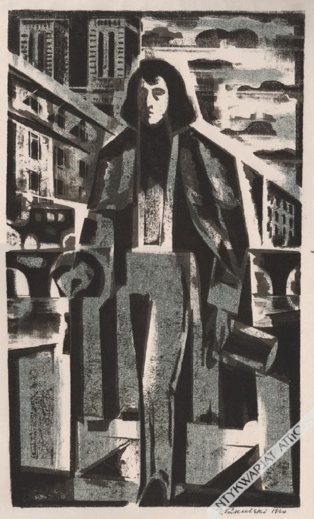 [grafika, 1960] Chopin w Paryżu