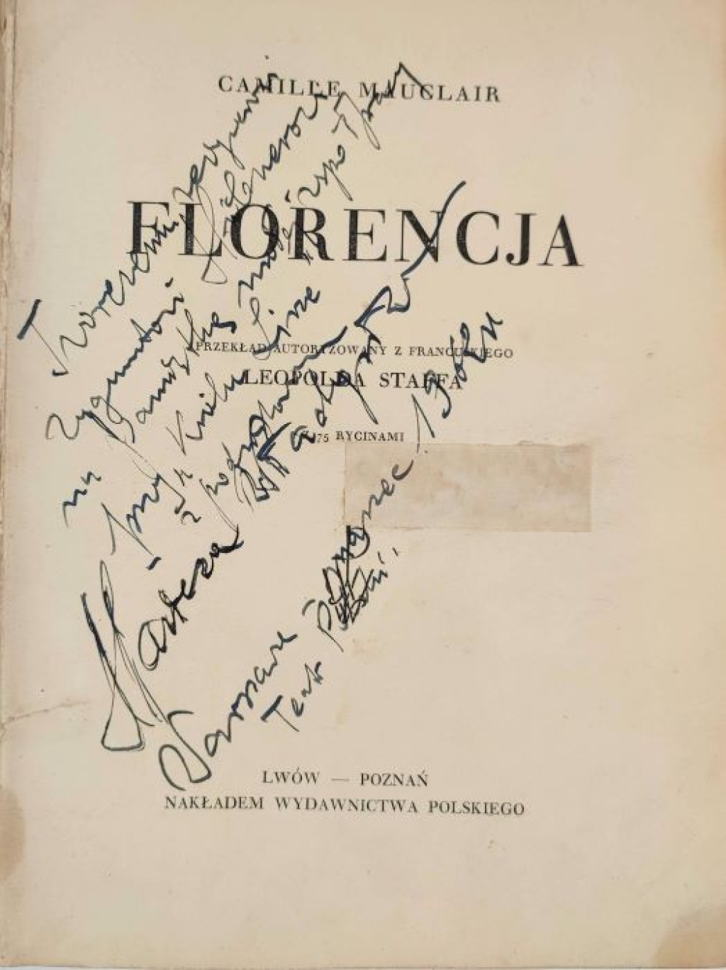 Florencja [egz. z księgozbioru Zygmunt Hübnera]