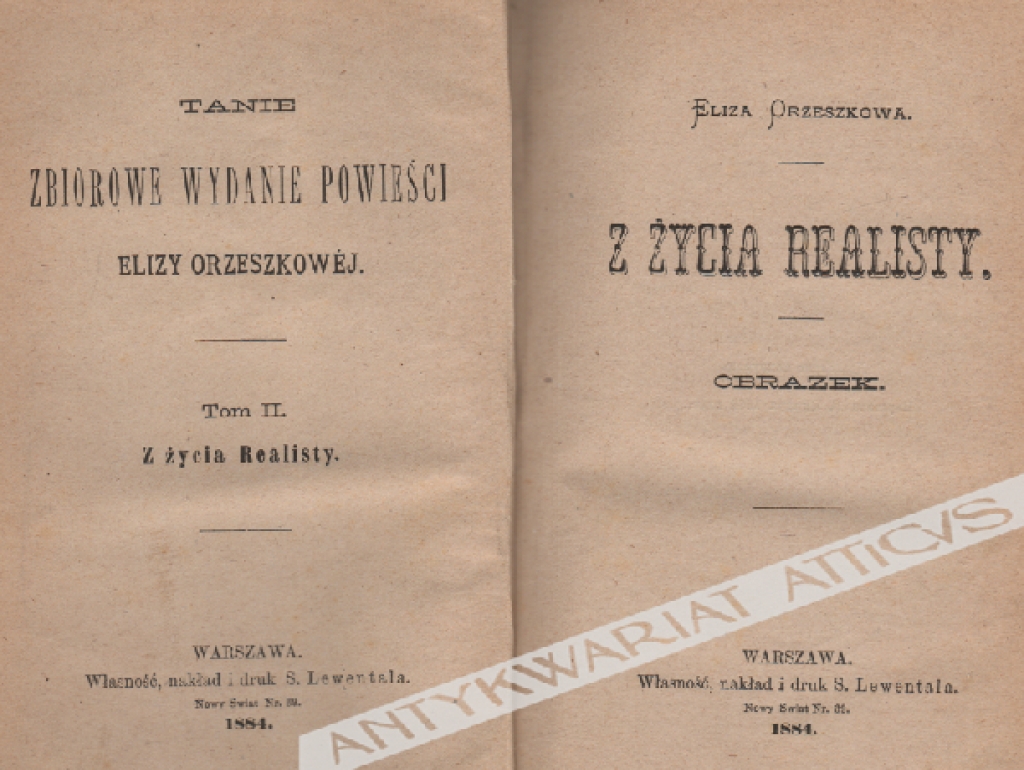 Z życia Realisty. Obrazek
