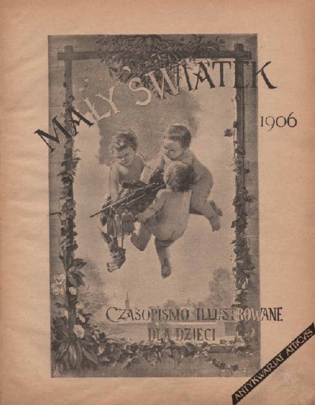 Mały Światek. Czasopismo illustrowane dla dzieci, Rocznik XIX, 1906 r.