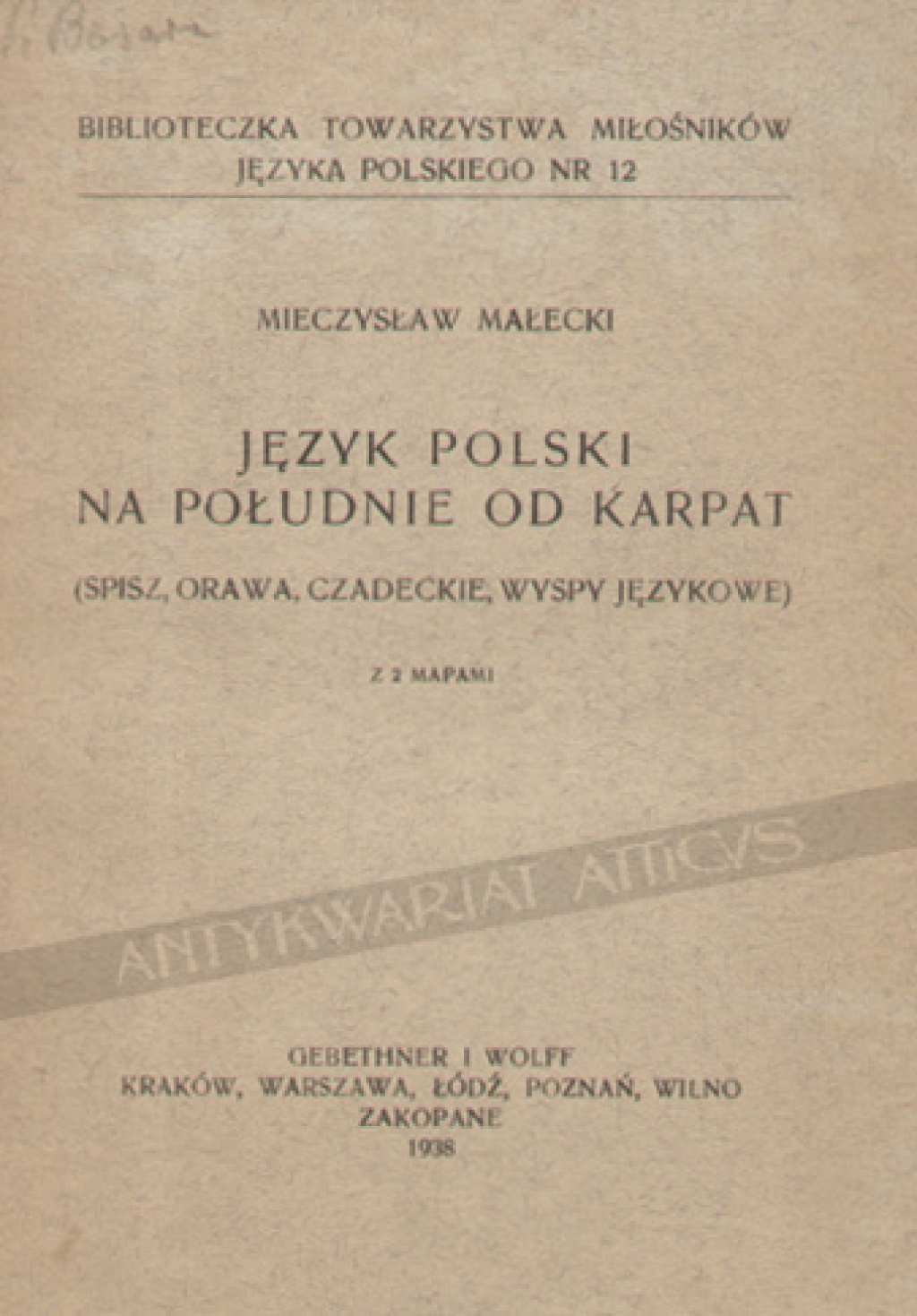 Język polski na południe od Karpat (Spisz, Orawa, Czadeckie, Wyspy językowe)