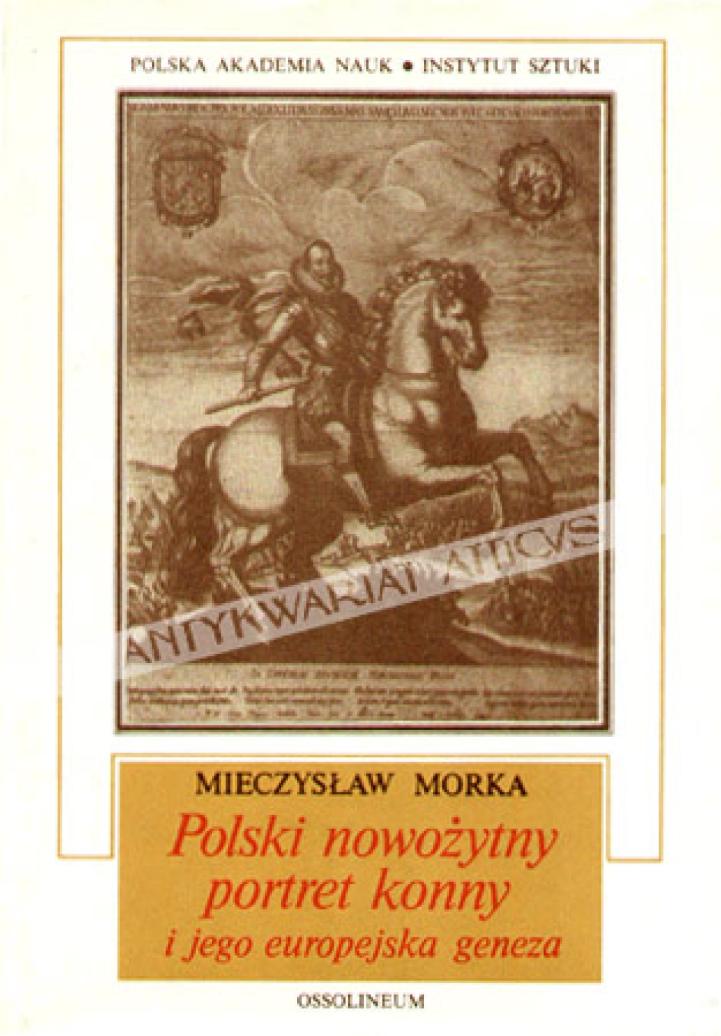 Polski nowożytny portret konny i jego europejska geneza