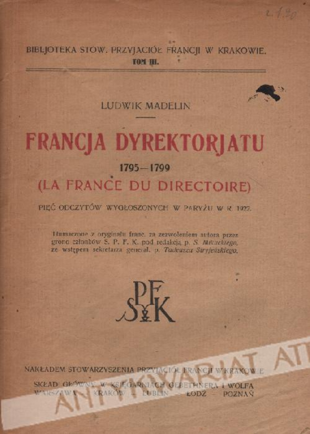 Francja dyrektorjatu 1795-1799 (La France du Directoire)