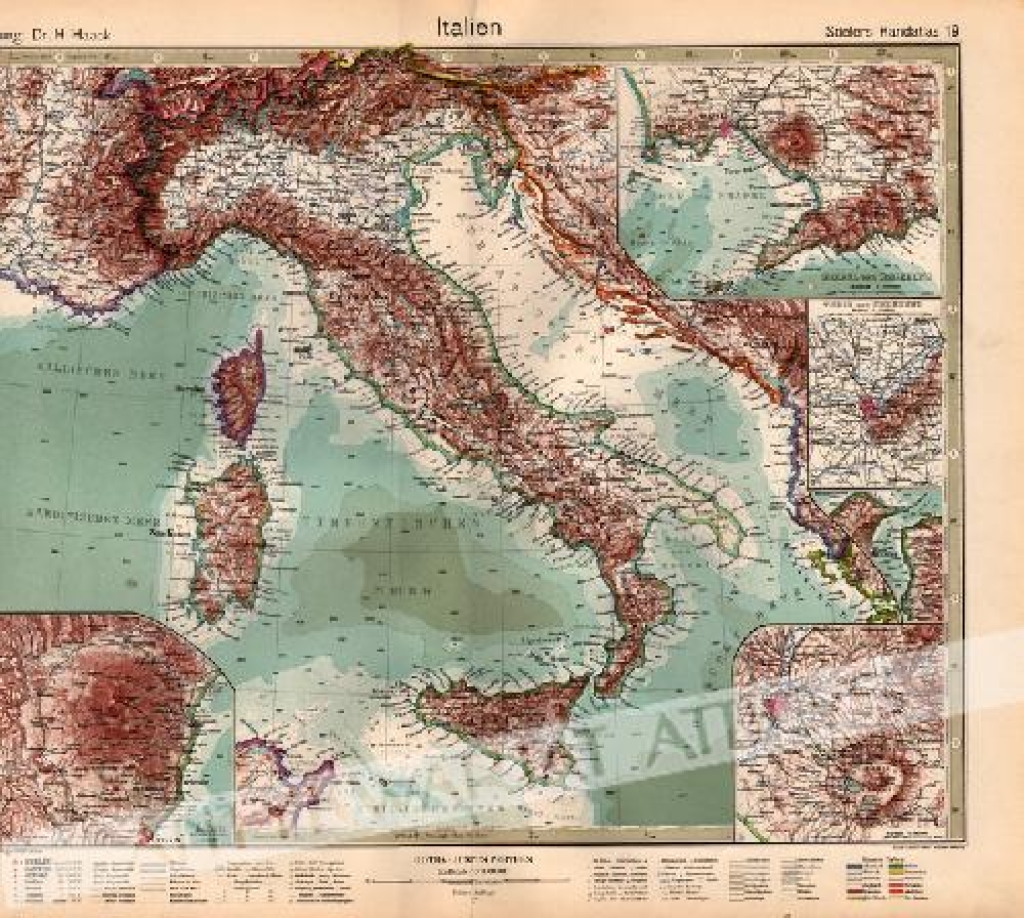 [mapa, 1925r.] Italien