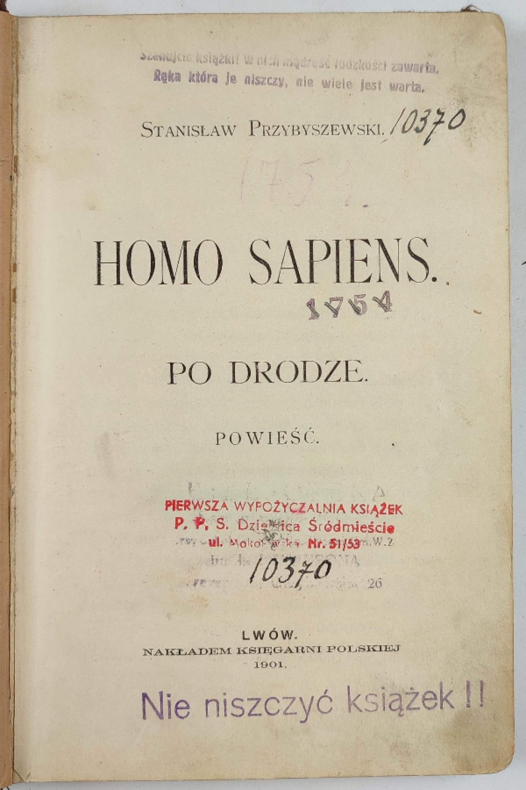 Homo Sapiens. Po drodze. Powieść