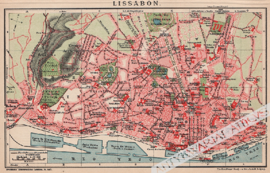 [mapa, 1902] Lissabon [Lizbona]