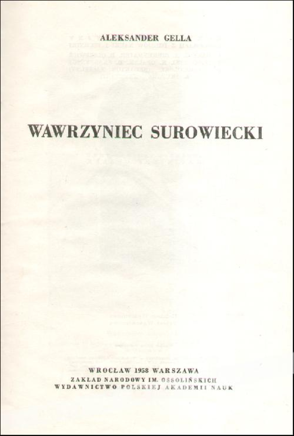 Wawrzyniec Surowiecki