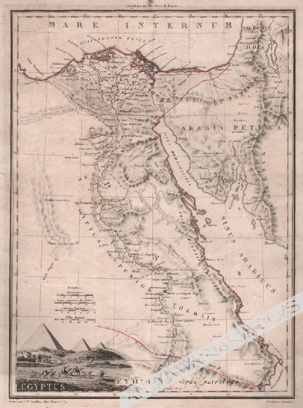 [mapa, Egipt, 1812] EGYPTUS