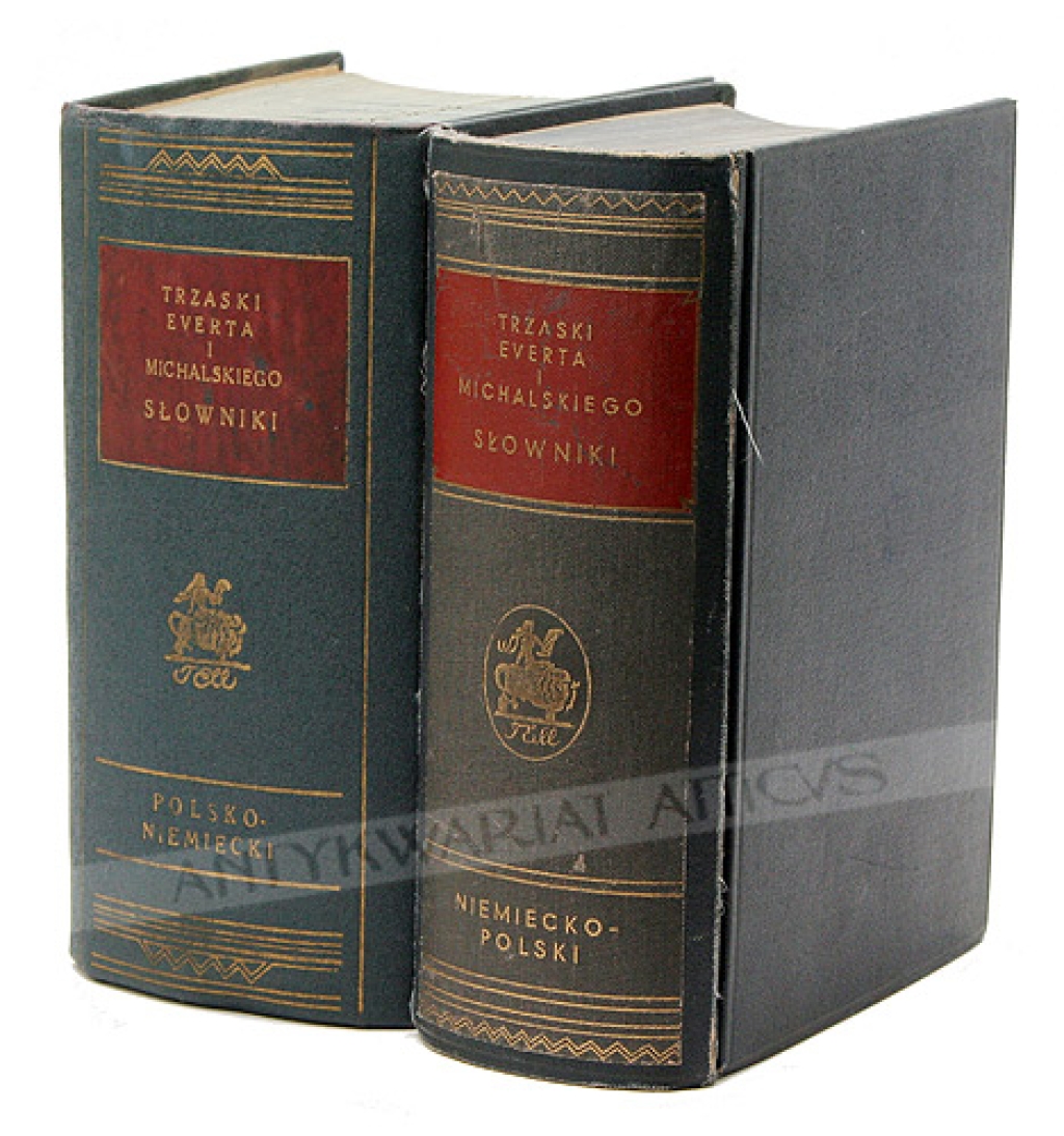 Słownik niemiecko-polski i polsko-niemiecki, t. I-II Handworterbuch der Deutschen und Polnische Sprache, deutsch-polnisch und polnisch-deutsch, Band 1-2