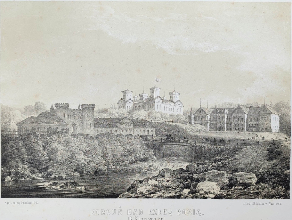 [rycina, 1873-1883] Korsuń nad rzeką Rosią (G. Kijowska)