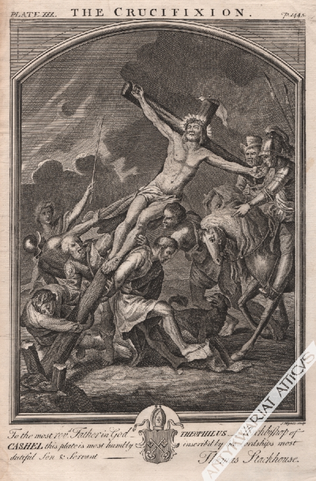 [rycina, 1764] The Crucifixion [Ukrzyżowanie]