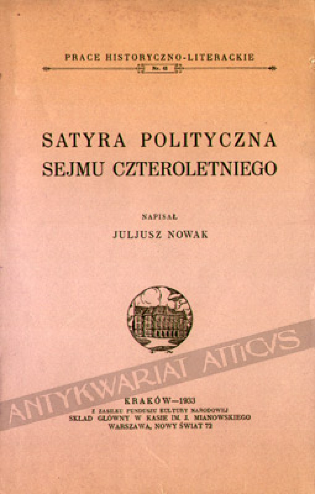 Satyra polityczna Sejmu Czteroletniego