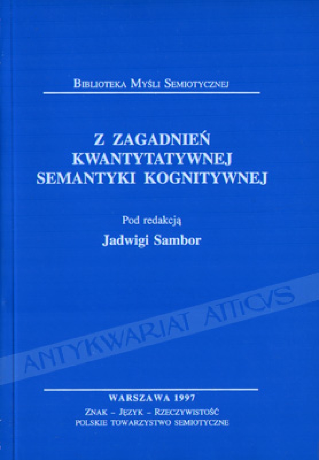 Z zagadnień kwantytatywnej semantyki kognitywnej