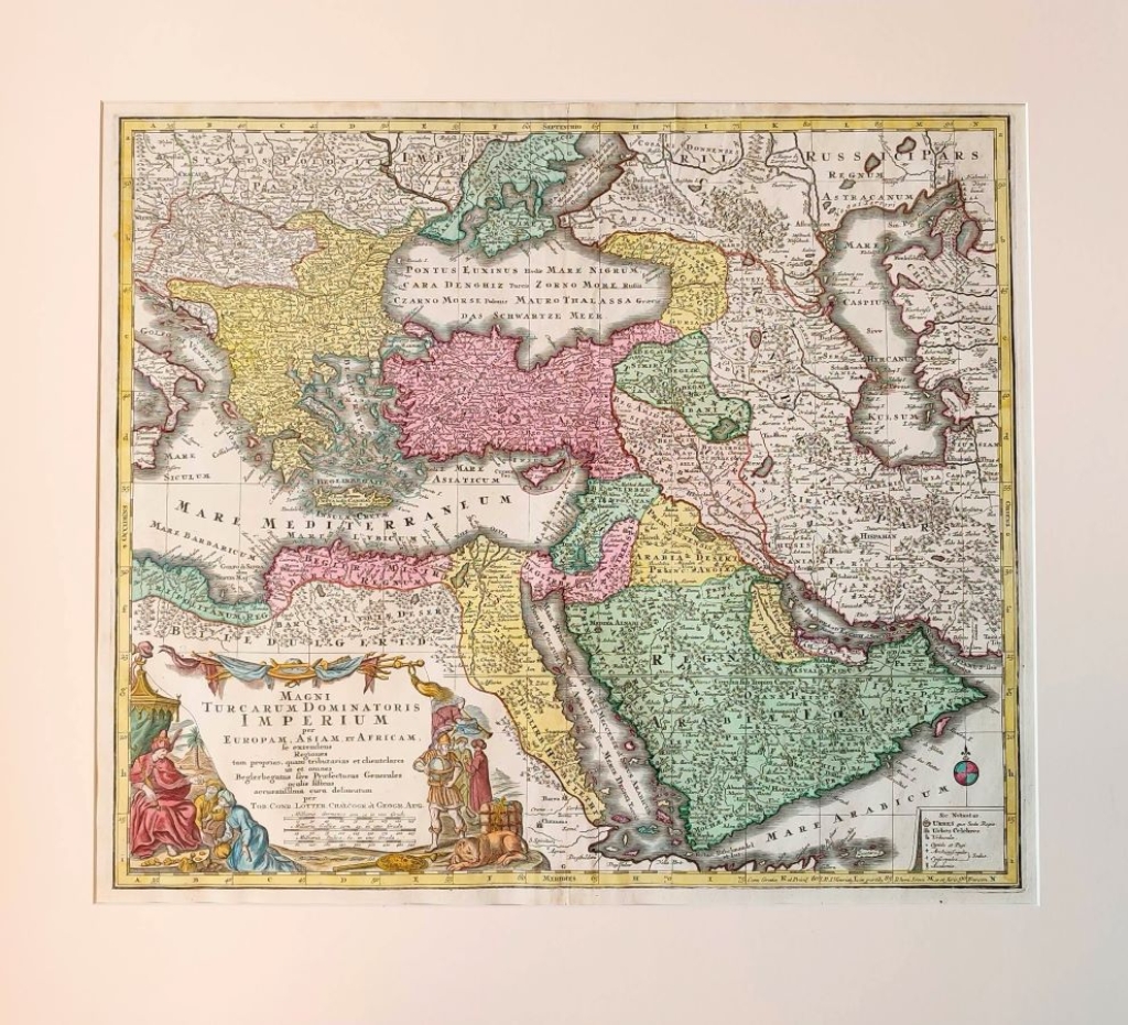 [mapa, Imperium Osmańskie, ok. 1750] Magni Turcarum Dominatoris Imperium