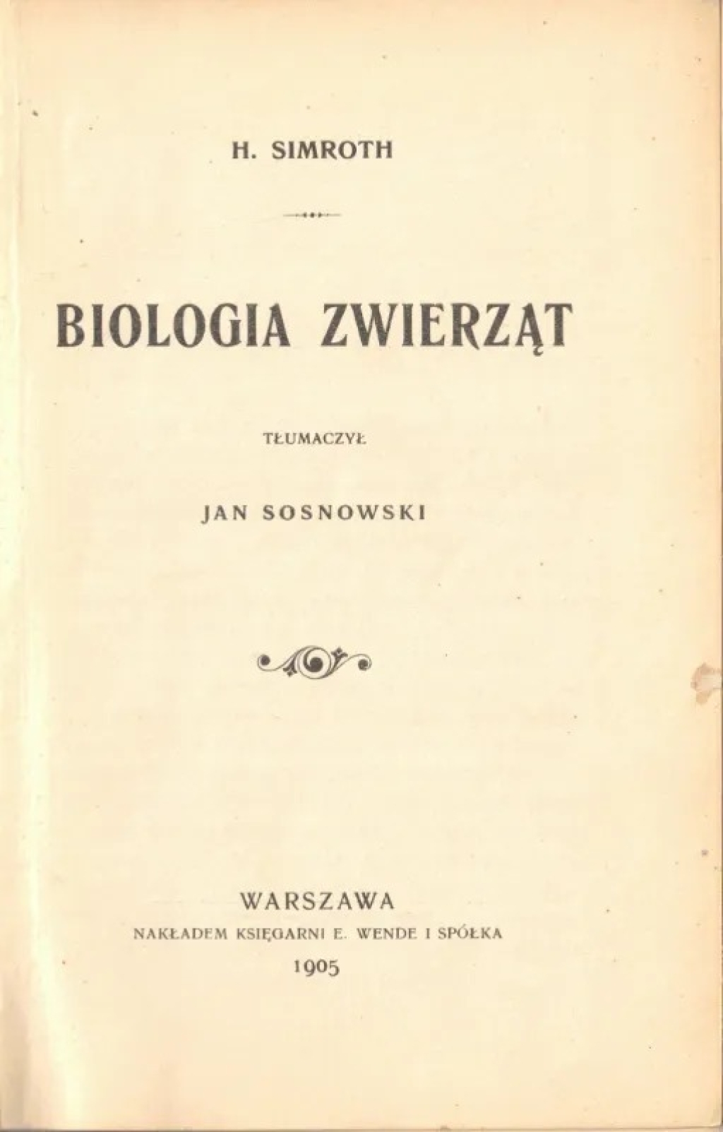 Biologia zwierząt