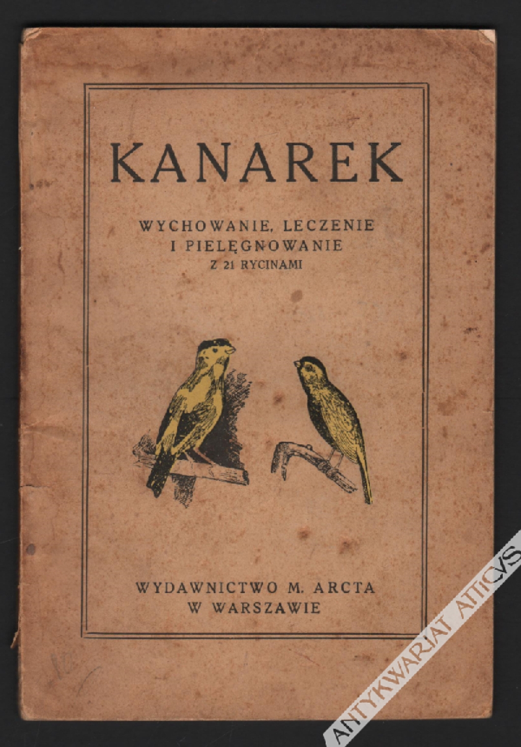 Kanarek. Wychowanie, leczenie i pielęgnowanie. Praktyczne wskazówki zebrane z najlepszych źródeł