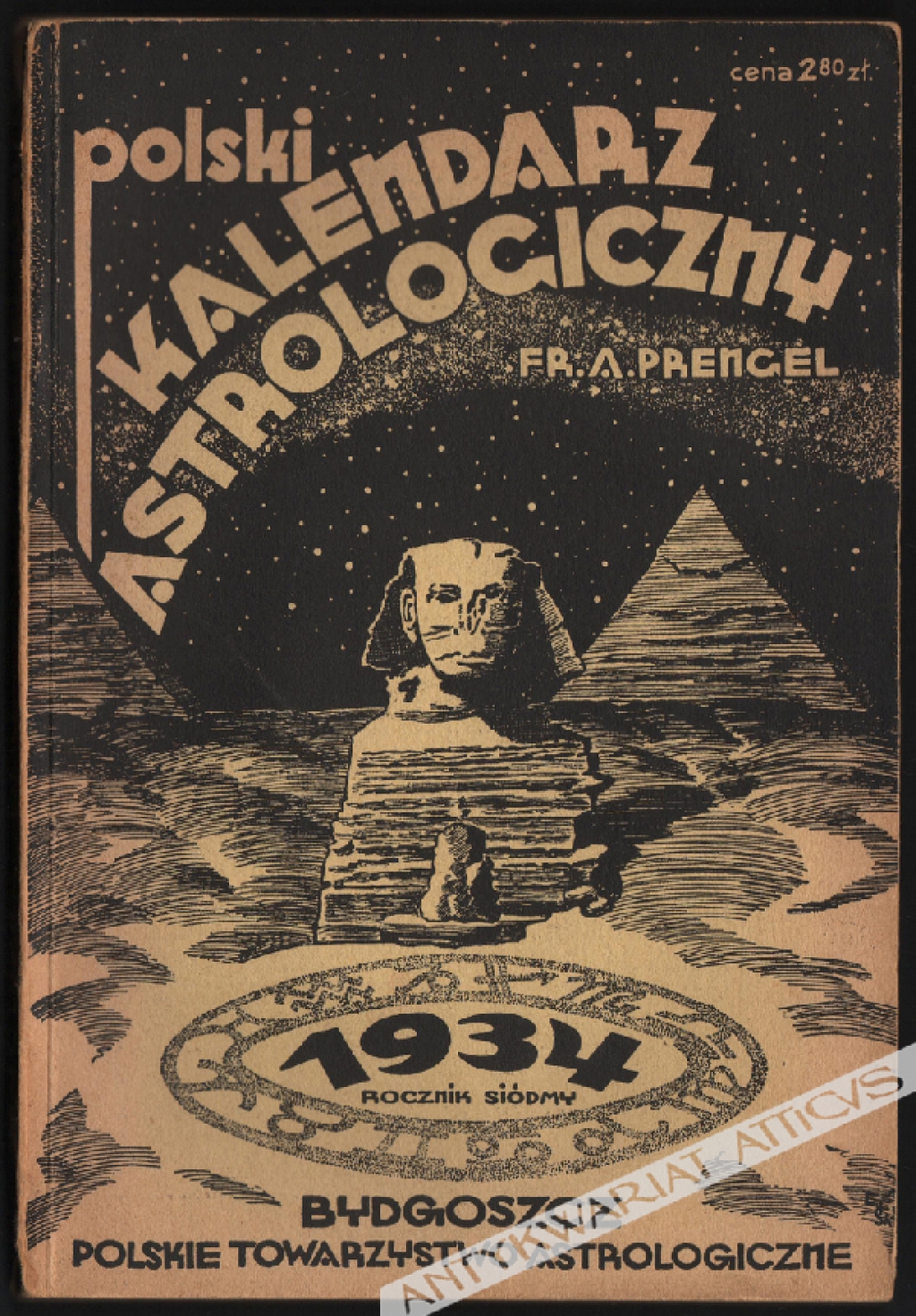 Polski Kalendarz Astrologiczny (Almanach wpływów kosmicznych) na rok 1934, rocznik siódmy