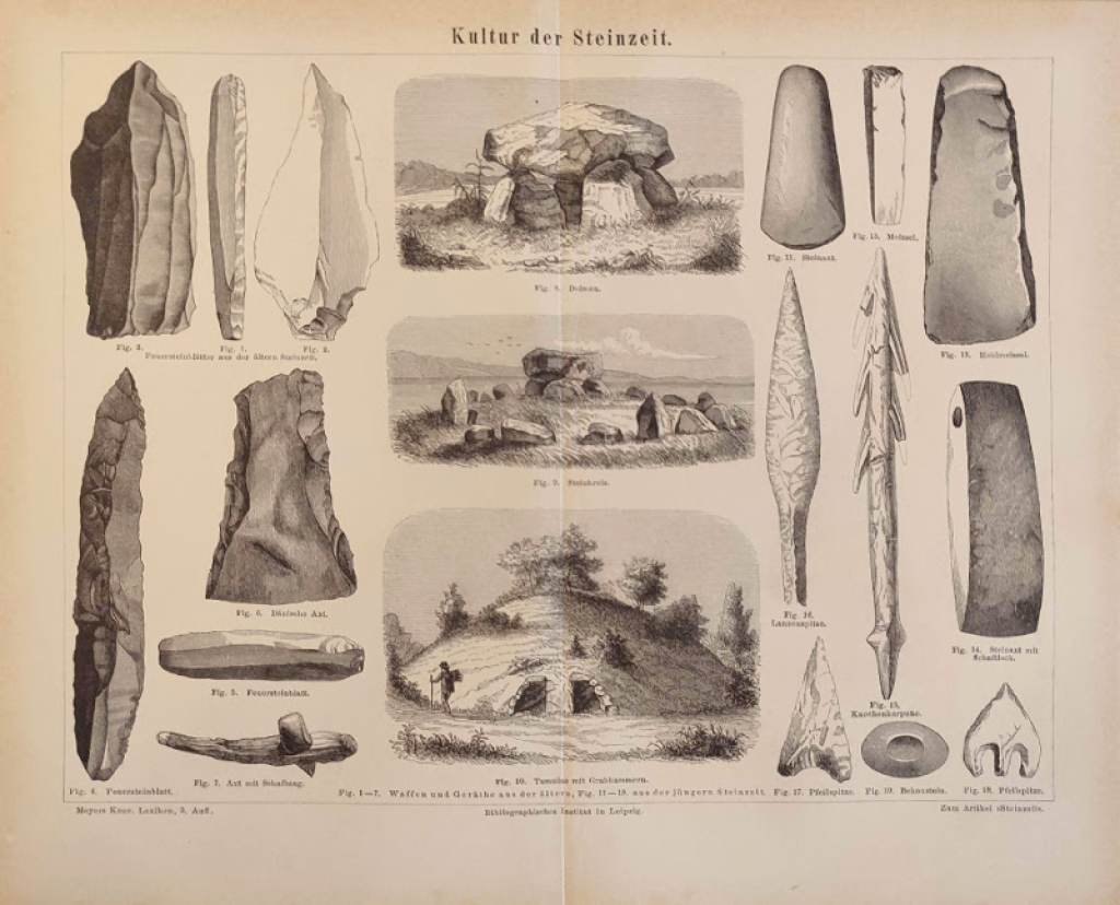 [ryciny, 1878] Kultur der Steinzeit. [kultura epoki kamiennej]