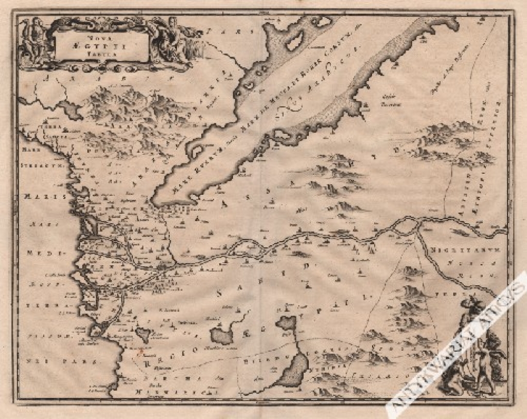 [mapa, 1670] Nova Aegypti Tabula