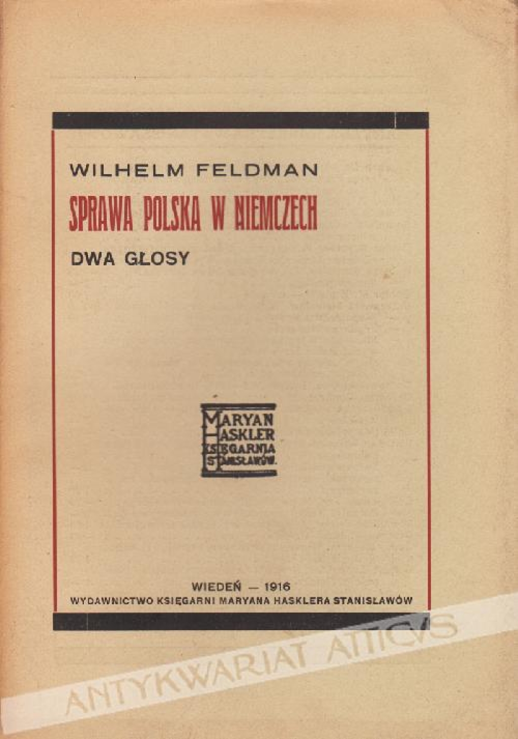 Sprawa polska w Niemczech. Dwa głosy