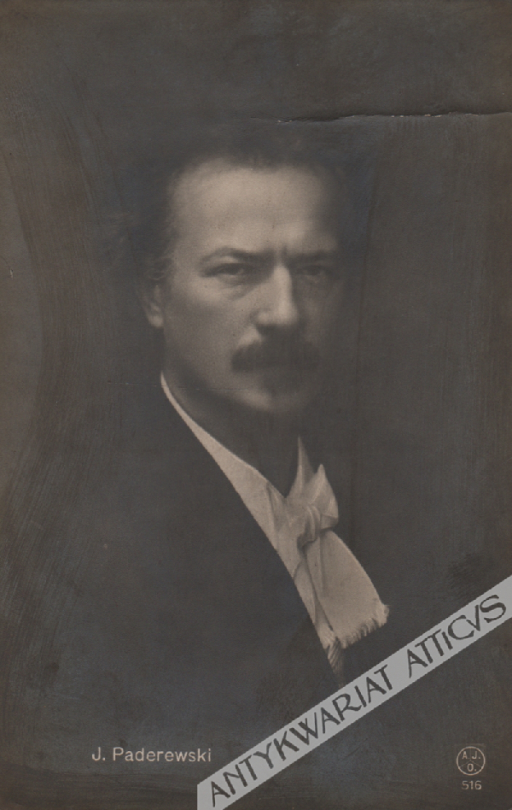 [pocztówka, lata 1920-te] J. Paderewski