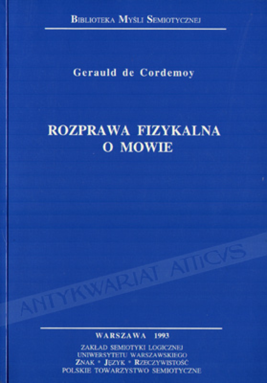 Rozprawa fizykalna o mowie