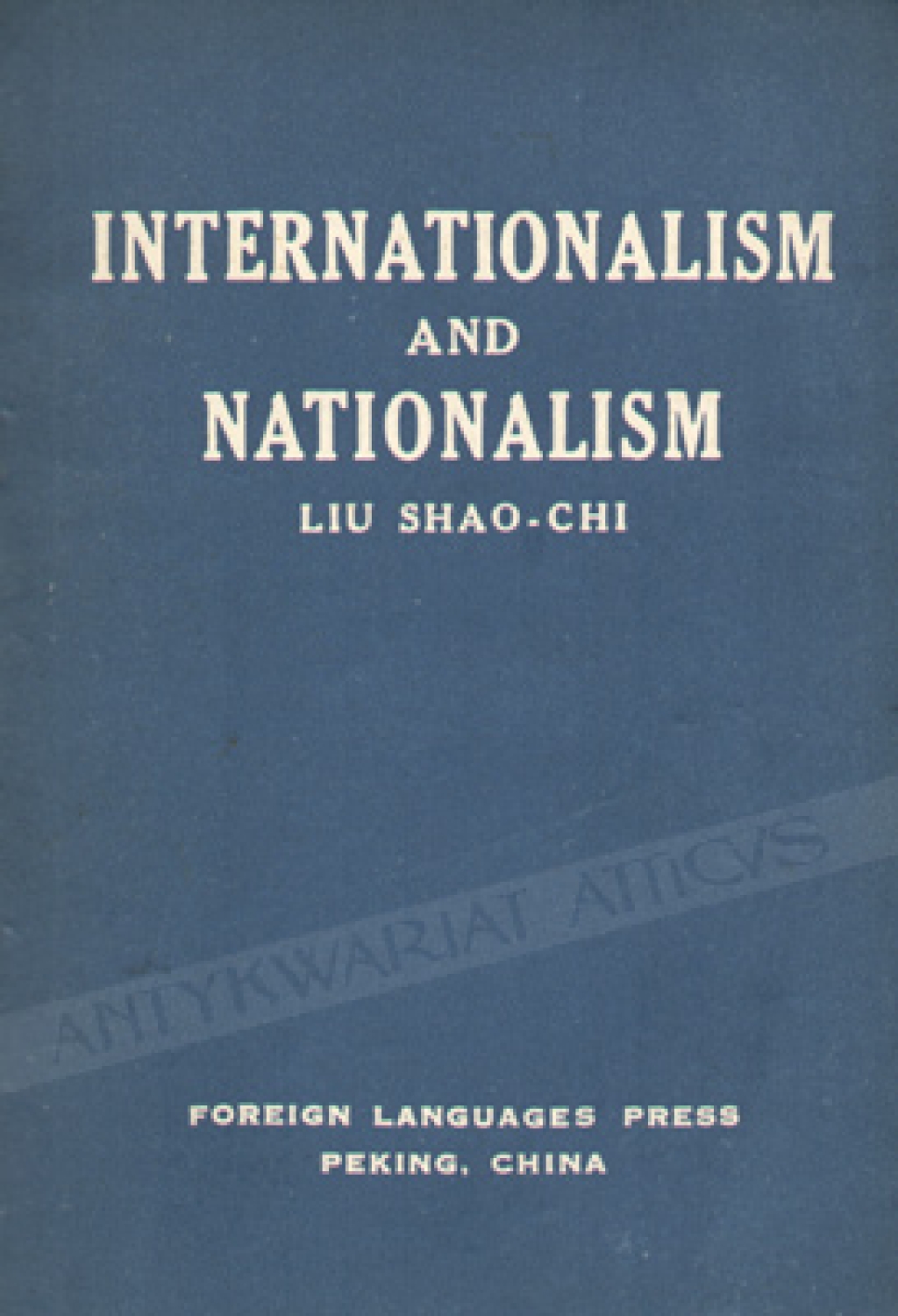 Internationalism and Nationalism