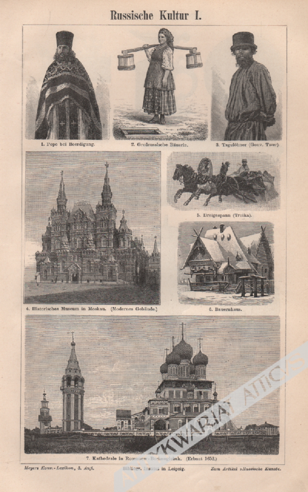 [rycina, 1897] Russische Kultur I.-II. [Kultura rosyjska]