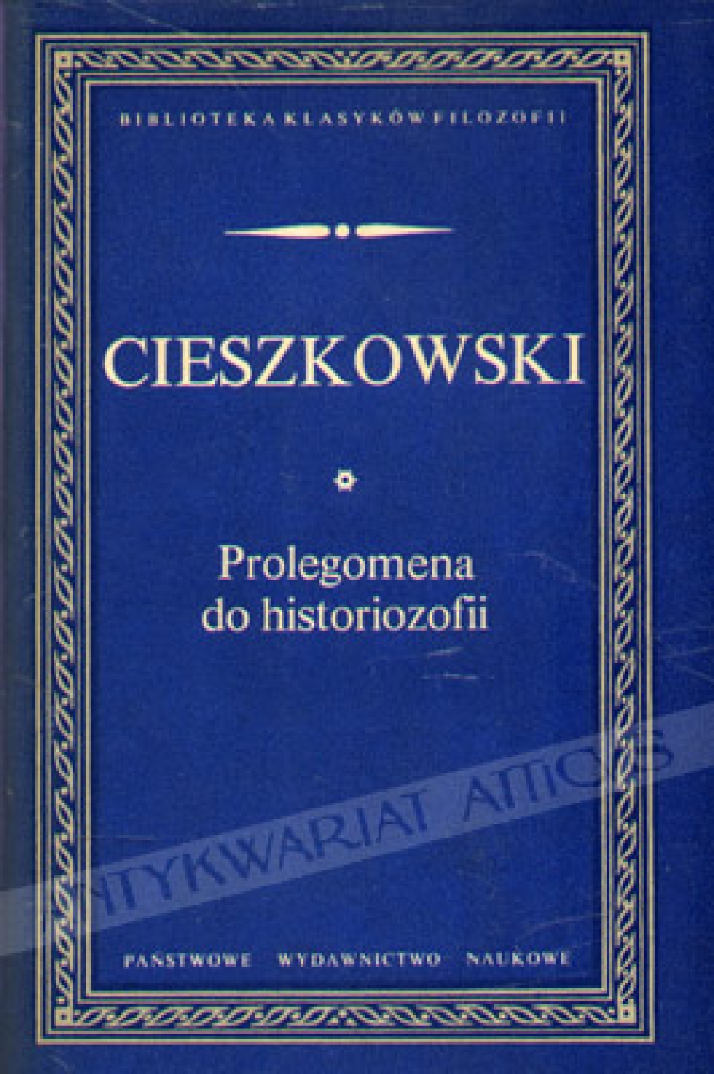 Prolegomena do historiozofii. Bóg i palingeneza oraz Mniejsze pisma filozoficzne z lat 1838-1842