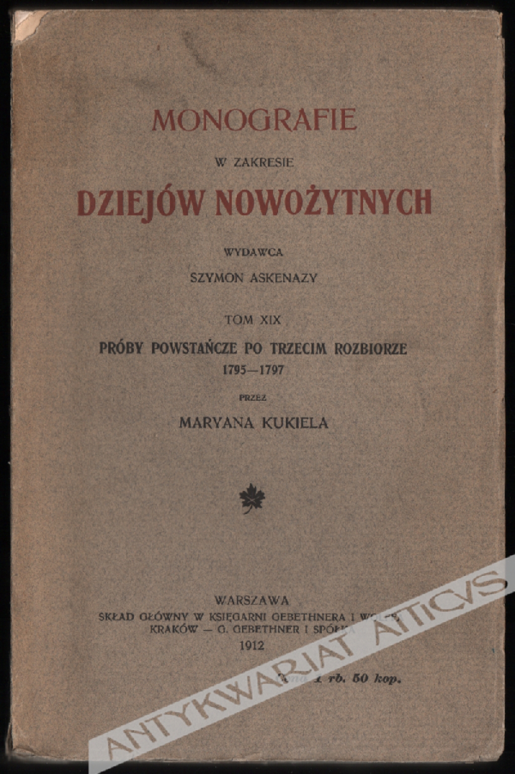 Próby powstańcze po trzecim rozbiorze 1795-1797
