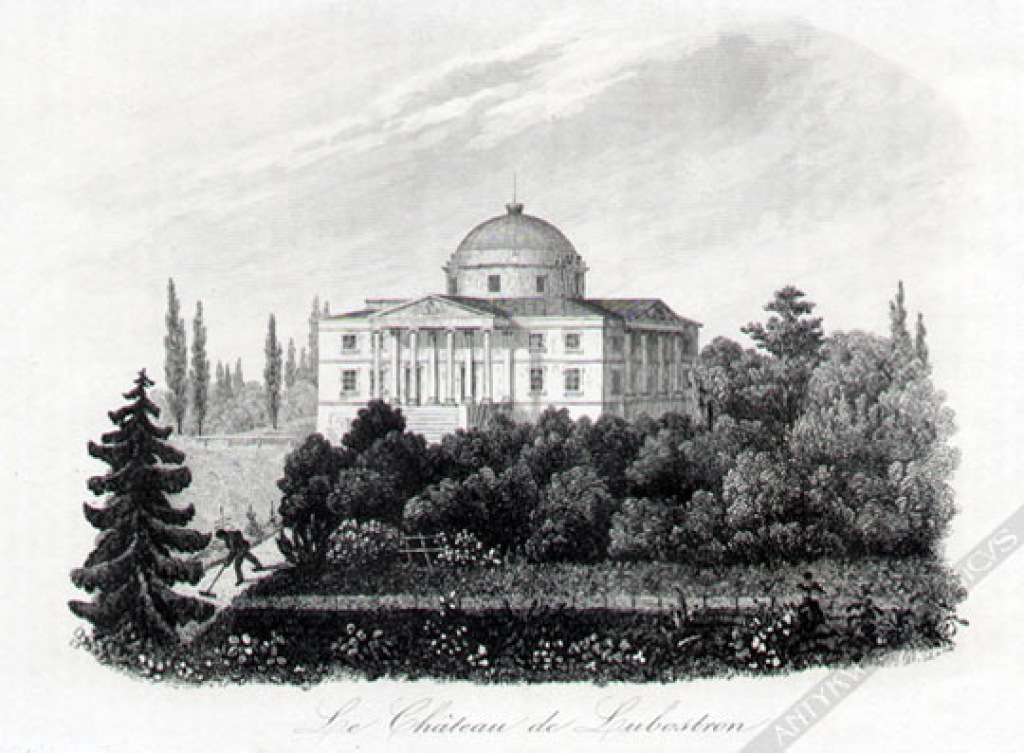 [rycina, 1836-1837] Le Chateau de Lubostron [pałac w Lubostroniu]