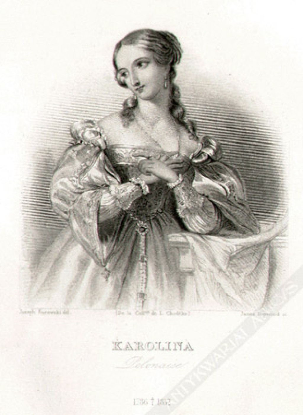 [rycina, 1848] Karolina Polonaise (1786-1832)