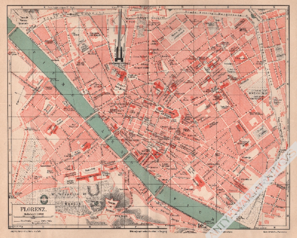[plan miasta, Florencja, ok. 1895] Florenz