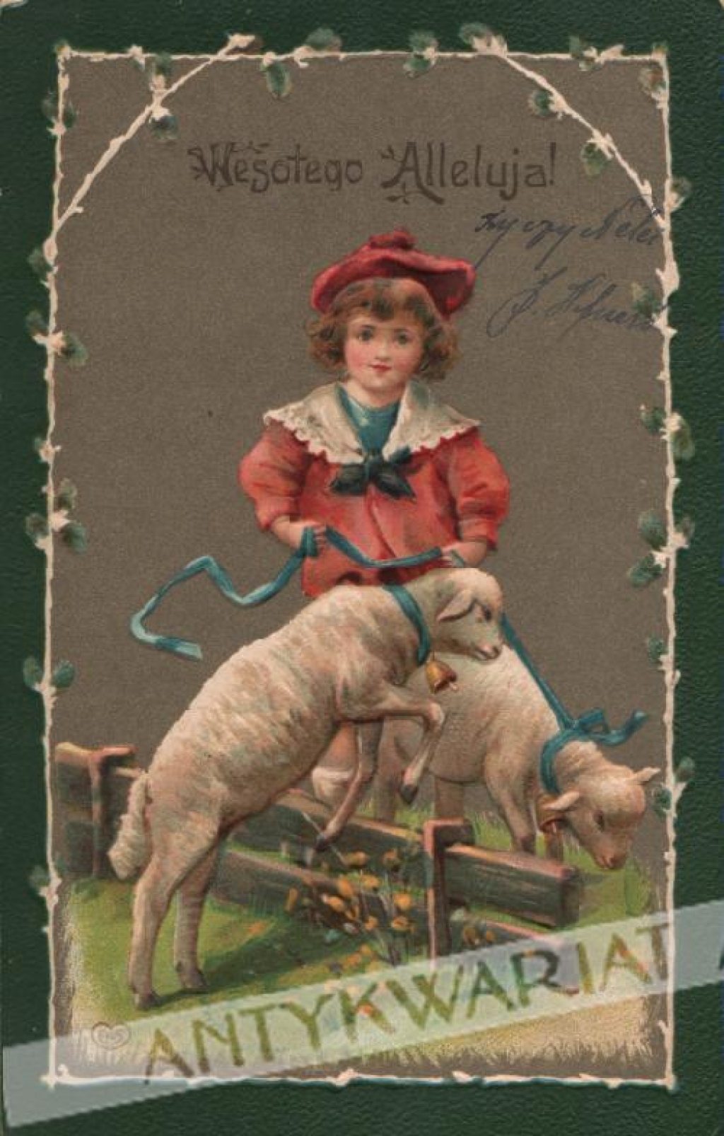 [pocztówka, ok. 1909 r.] Wesołego Alleluja!