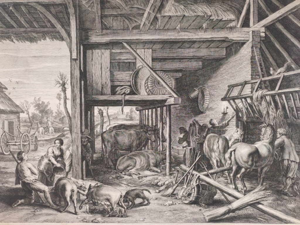 [grafika, ok. 1650] The Prodigal Son [syn marnotrawny]