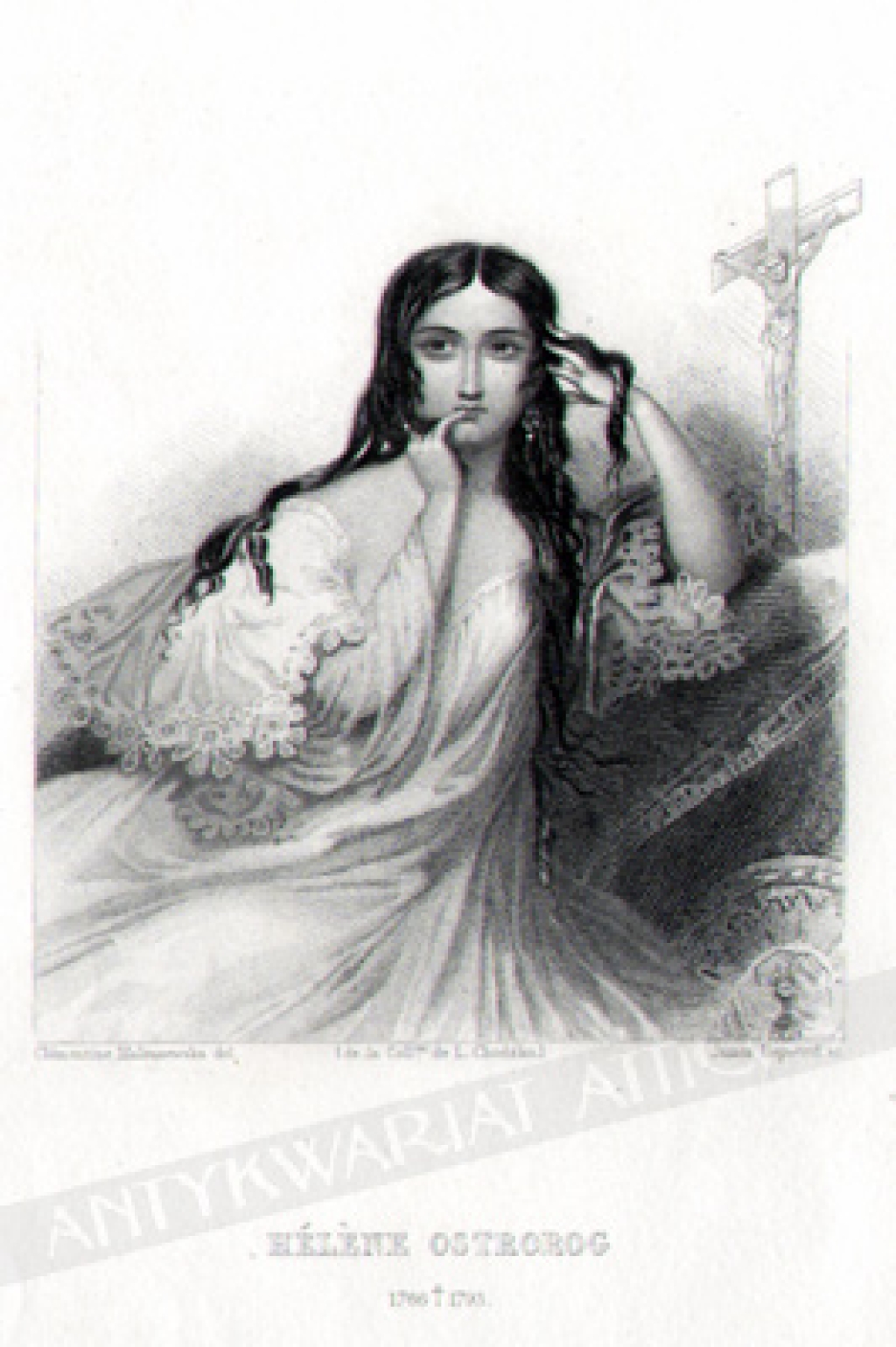 [rycina, 1837] Helene Ostrorog, 1766-1793.[Helena Ostroróg]
