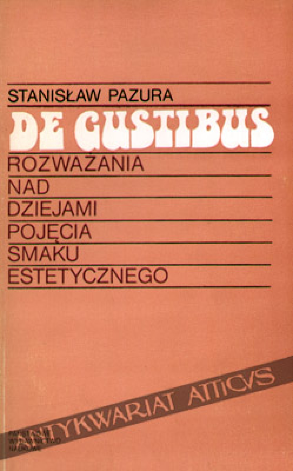De gustibus. Rozważania nad dziejami pojęcia smaku estetycznego