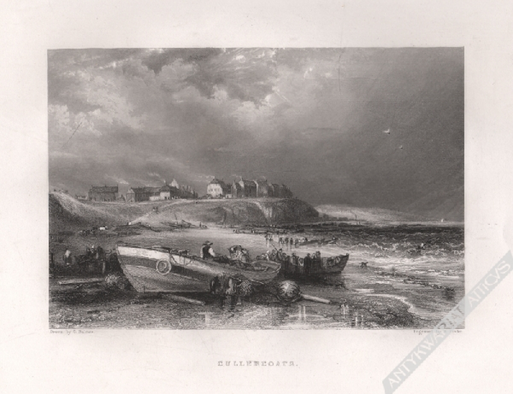 [rycina, ok. 1840] Cullercoats  [Anglia]