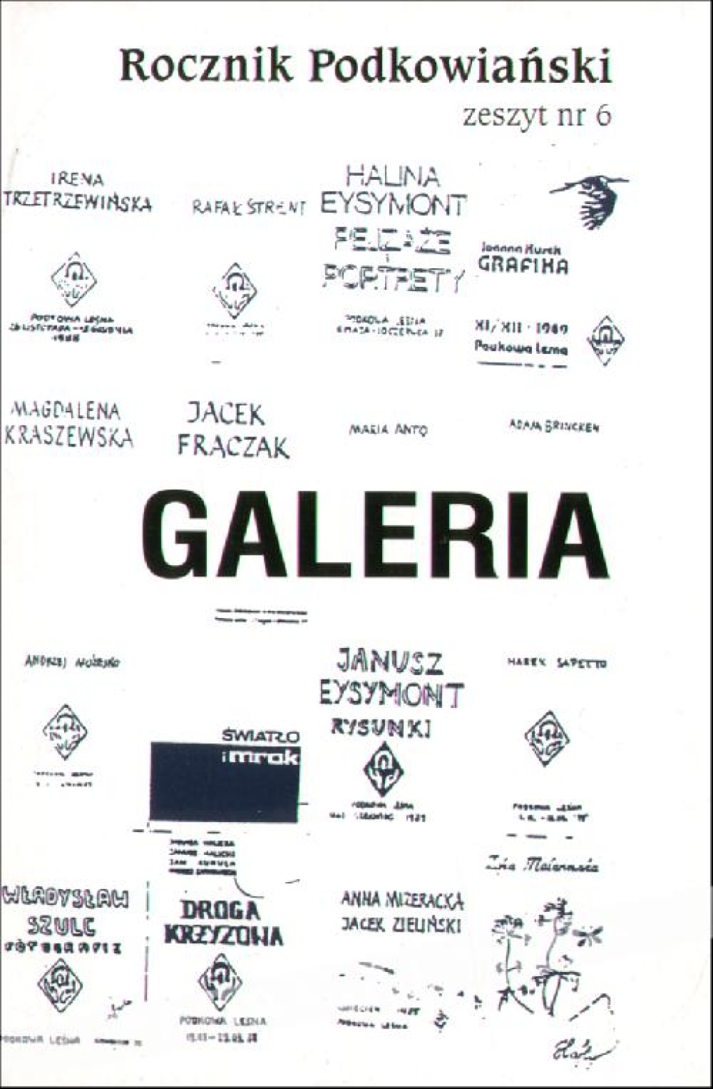 Rocznik podkowiański, zeszyt nr 6. Galeria