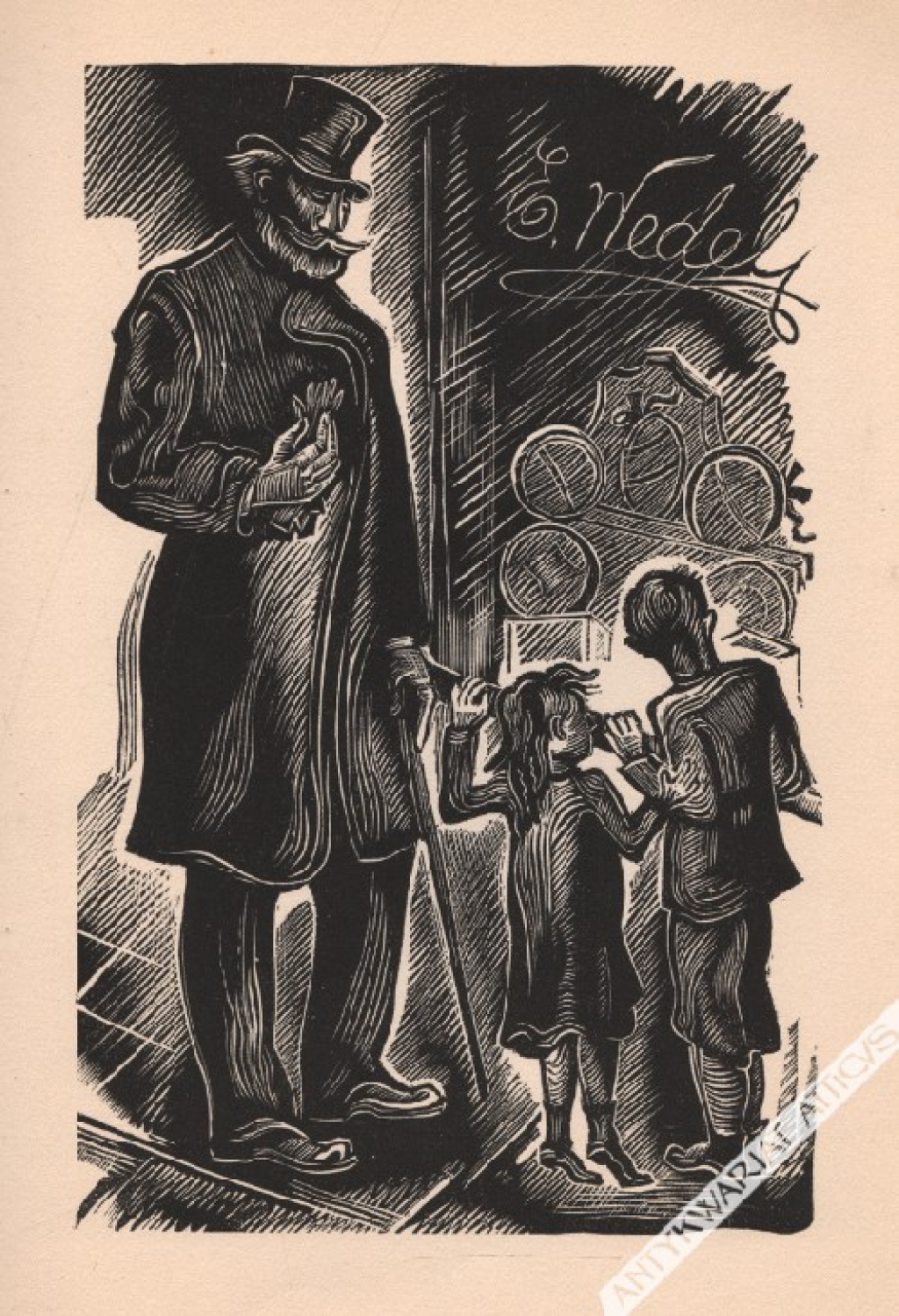 [rycina, 1938] Bez tytułu [sklep Wedla]