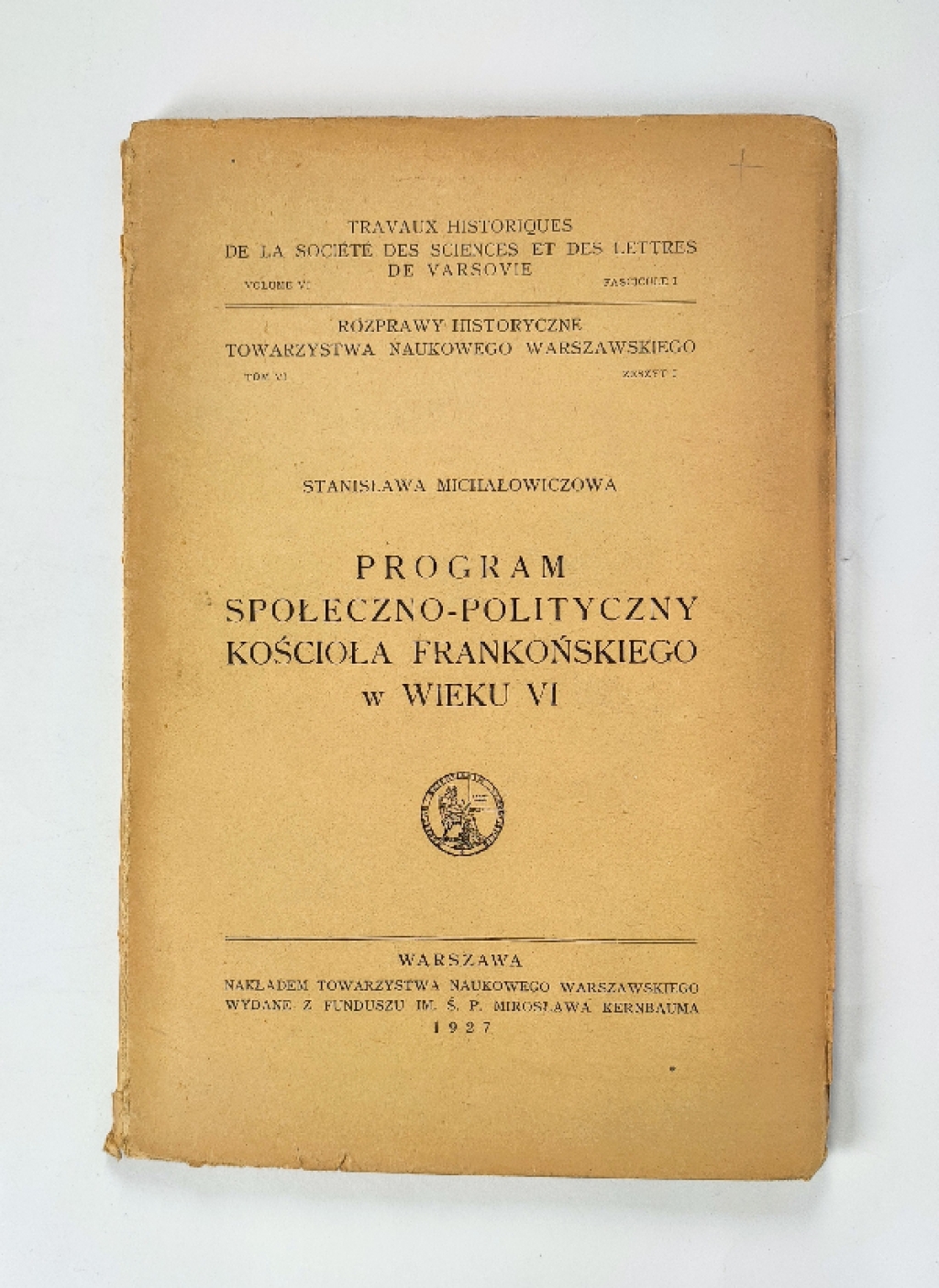 Program społeczno-polityczny kościoła frankońskiego w wieku VI