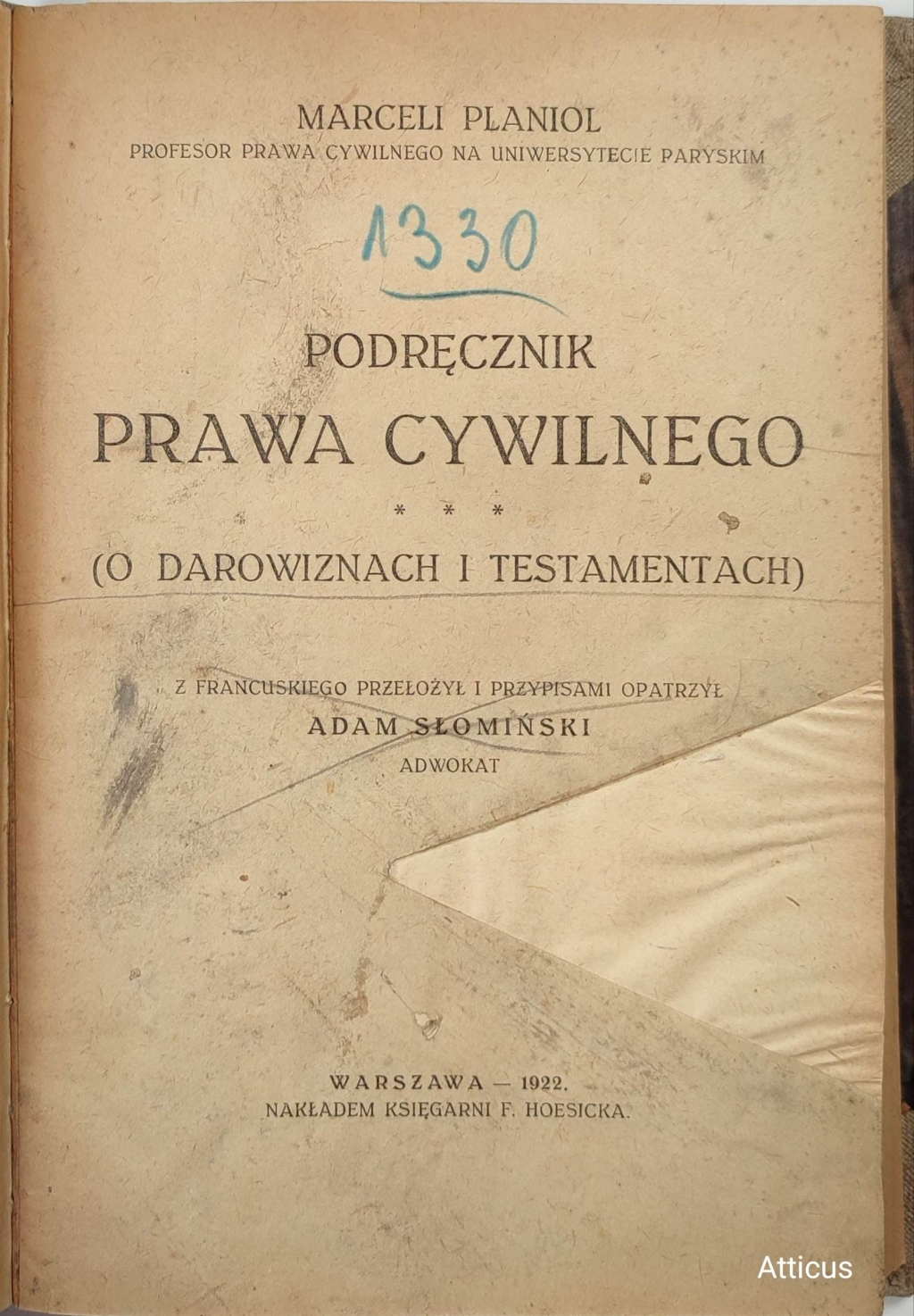 Podręcznik prawa cywilnego (O darowiznach i testamentach)