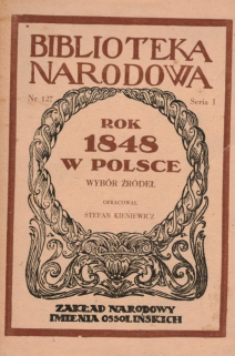 Rok 1848 w Polsce. Wybór źródeł
